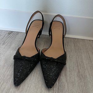 Black Kitten Heal with shiny beads